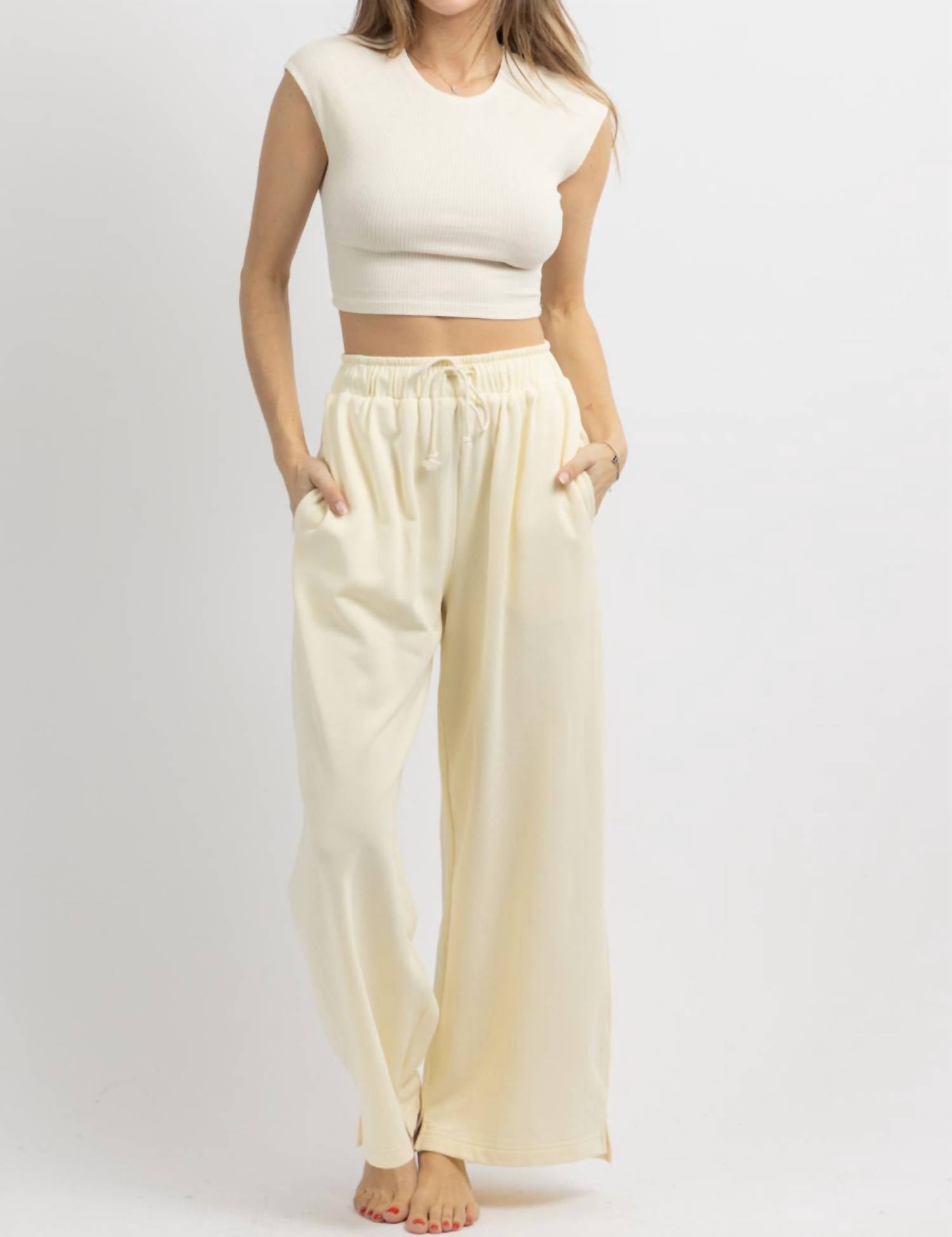Papermoon - Cora Wide-leg Lounge Pant