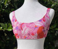 Vanhope Women's Bridget Top in jungle cat - women's swimwear - alternate view