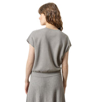 Lilla P - Metallic V Neck Sweater