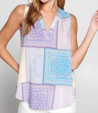 Reneec. - Bandana Sleeveless Top