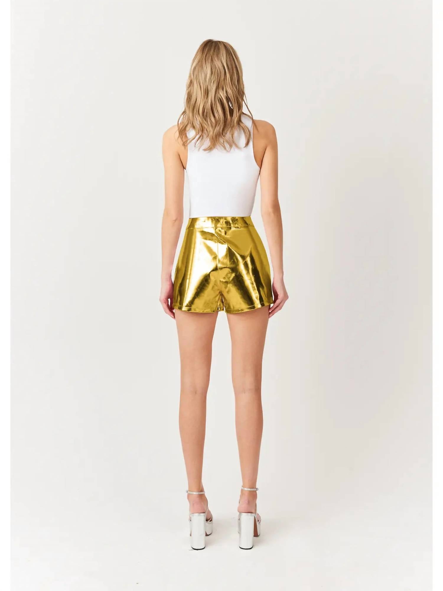 Amylynn - Mindi Metallic Shorts