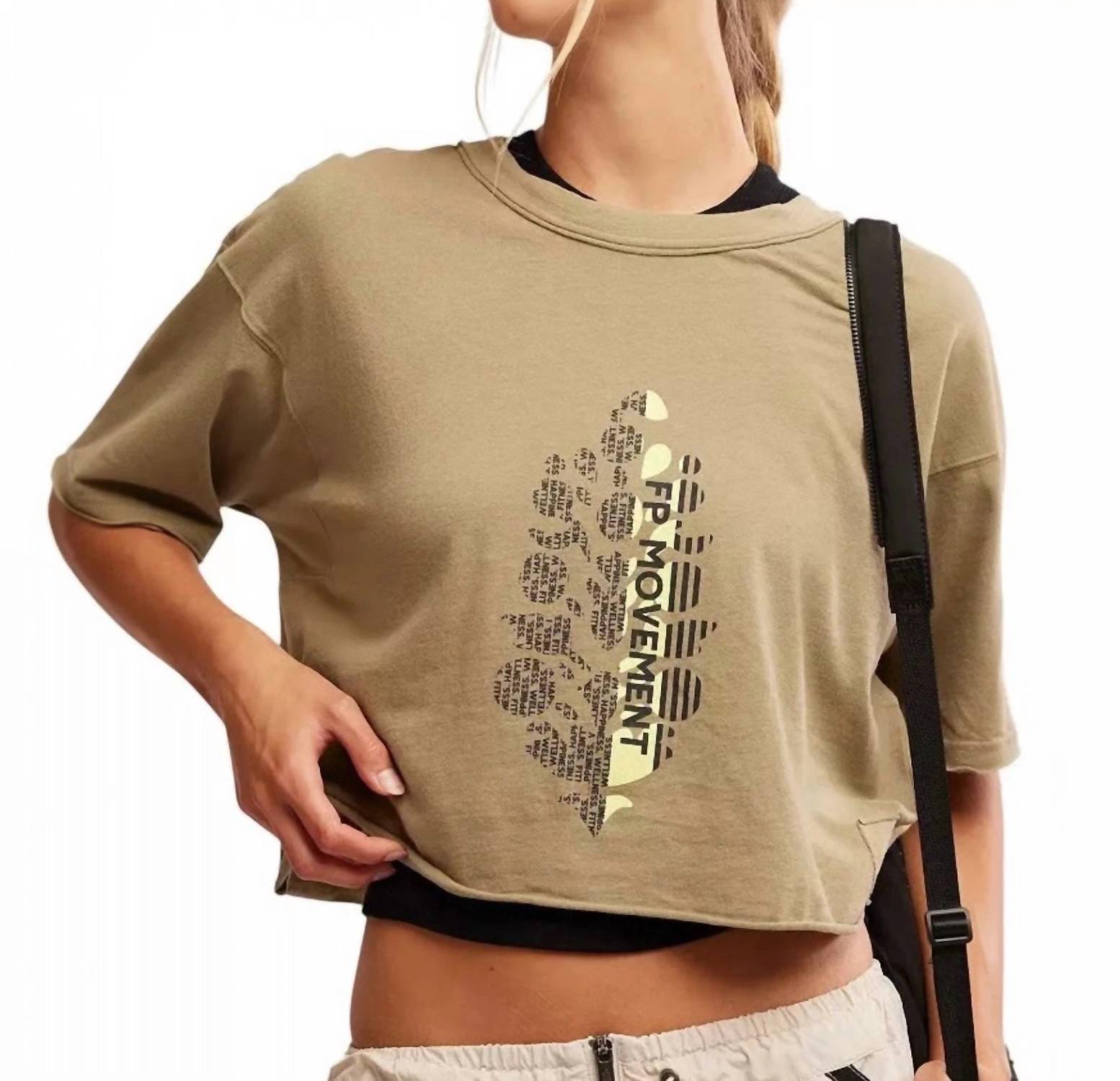 Free People - Inspire Logo Crewneck Tee