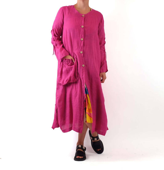 Bodil - V-neck Long Duster