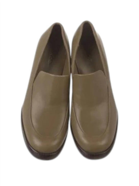 Vince - Women Narisa Leather Slip On Platform Loafers Shoes