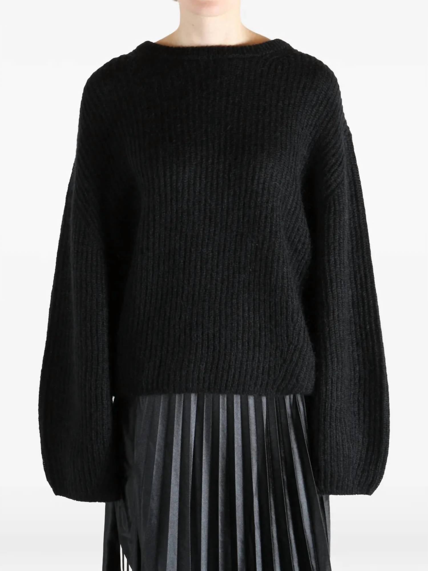 Toteme - Mohair Blend Rib Knit Sweater