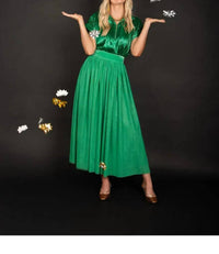 Emily McCarthy Jolly Misty Maxi Skirt in green - women's skirt - view 6