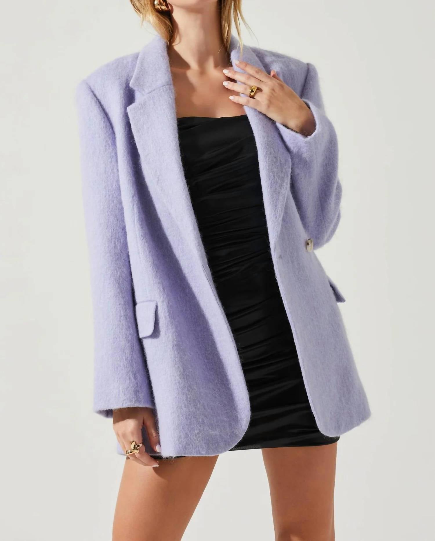 Astr - Kindra Wool Blazer Coat