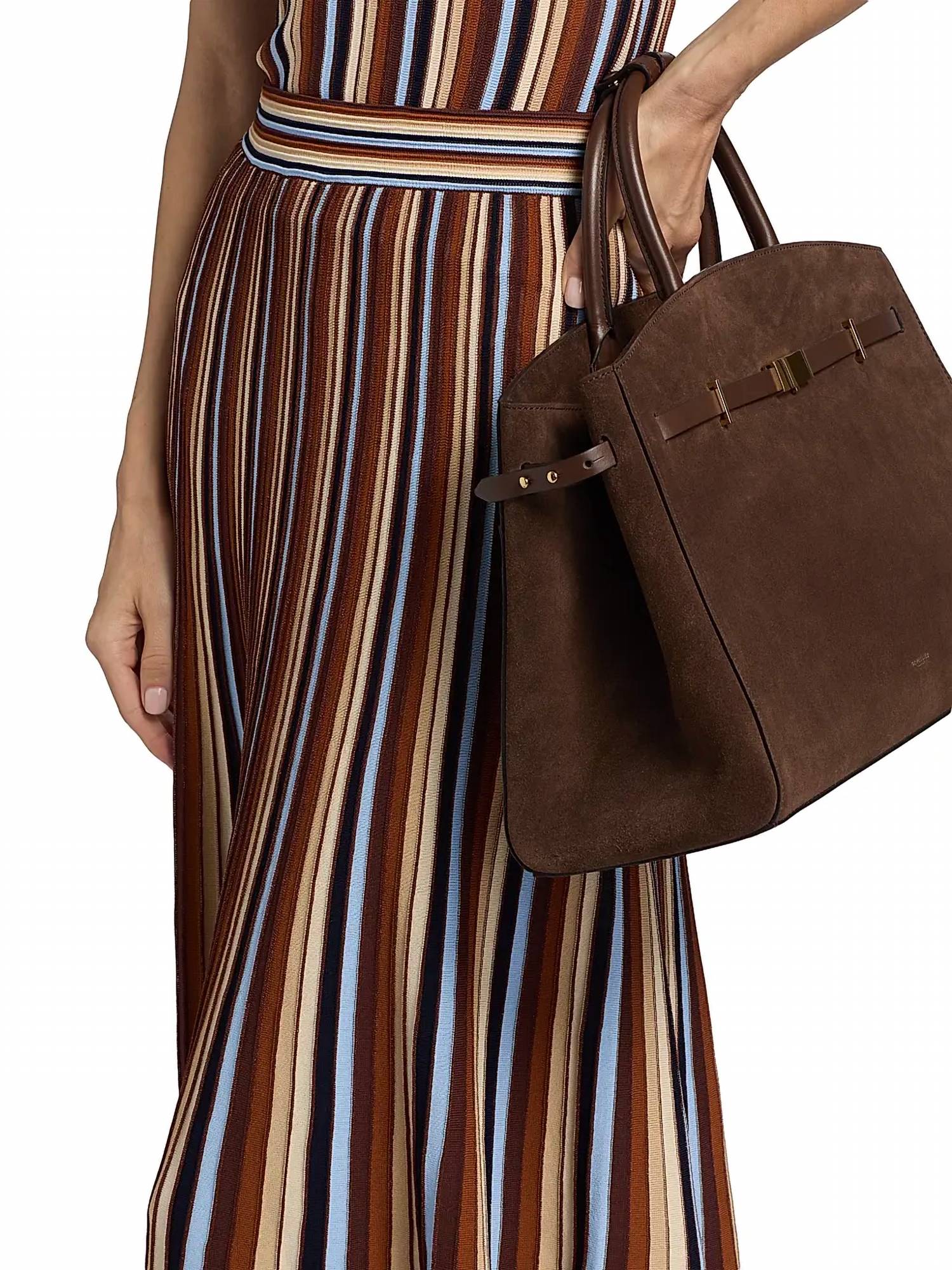 Cara Cara - Montana Striped Midi-skirt