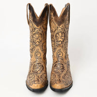 American Darling - Women's Hand Tooled Genuine Western Leather Boots