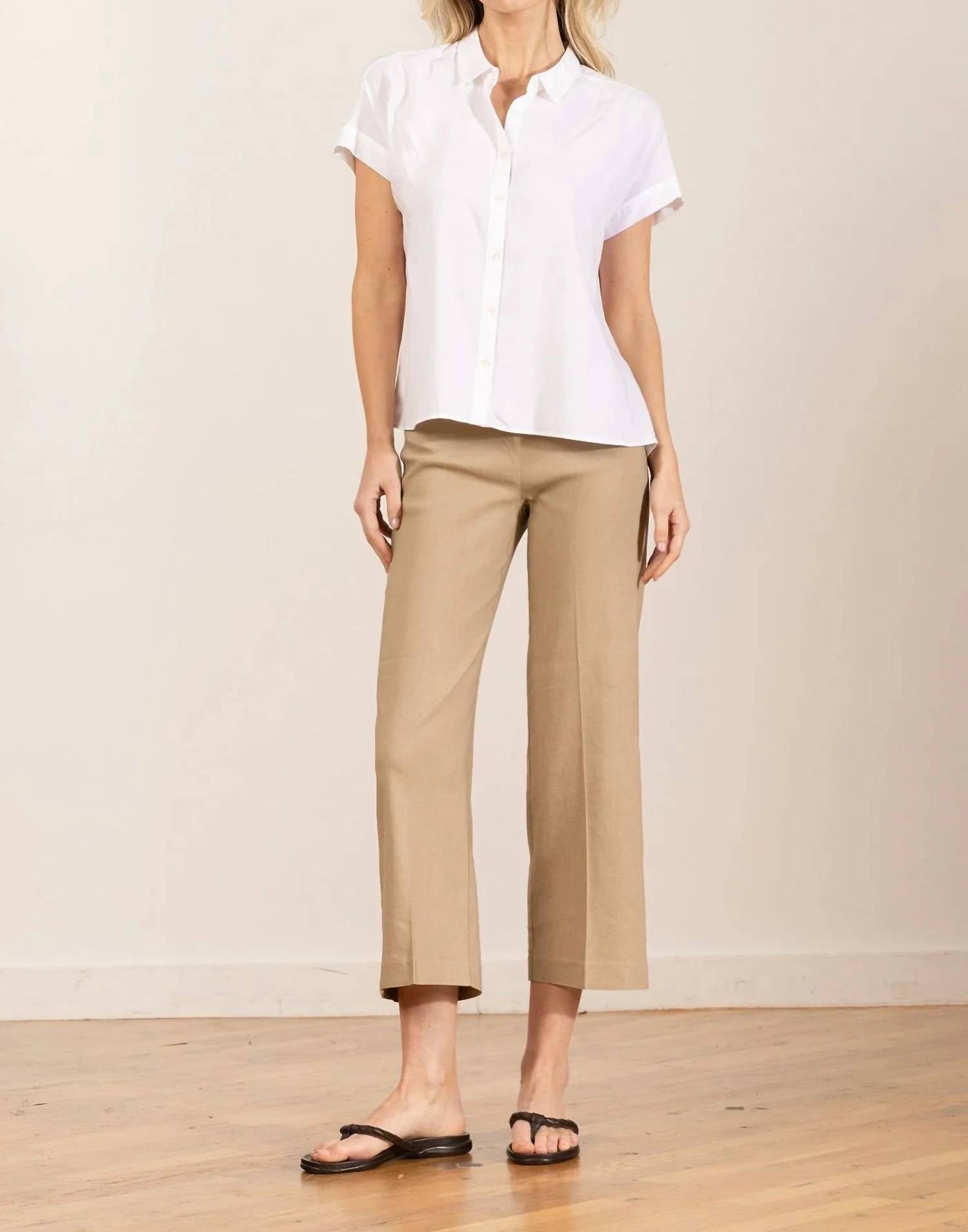 Avenue Montaigne - Alex Wide Leg Crop Pants