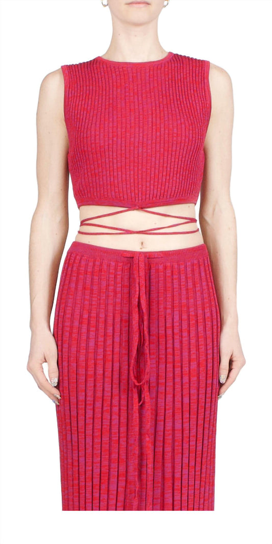 Christopher Esber - Sleeveless Knit Tie Crop