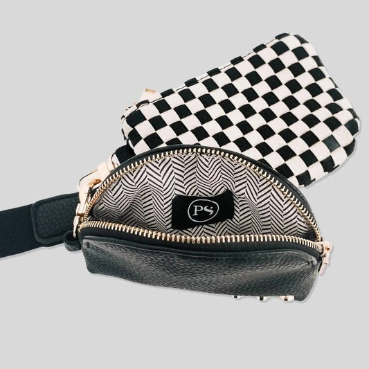 Pretty Simple - Women's Wonderlust Woven Dual Pouch Wristlet