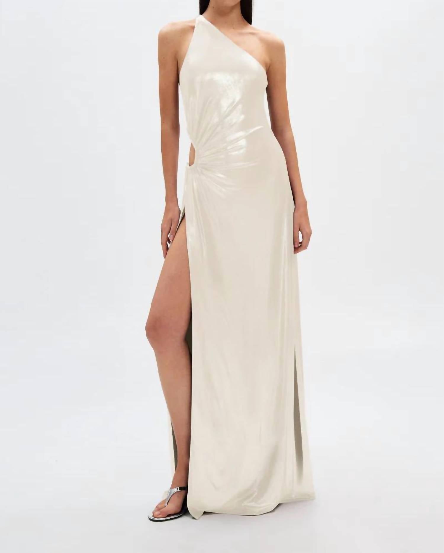 Misha - Sabine Foil Jersey Dress