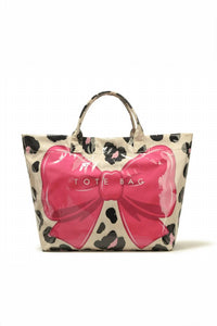 66Disco - Leopard Bow Tote Bag