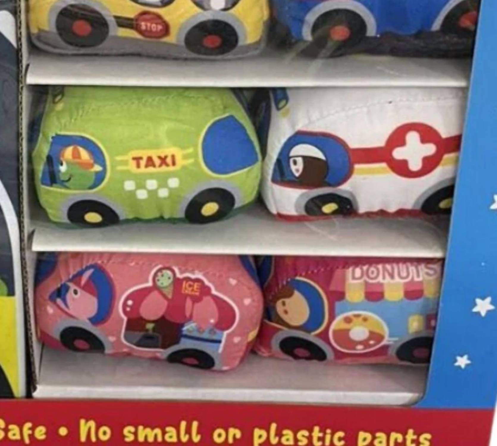 The Toy Box - Kid's Soft & Safe First Car Playset