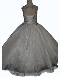 Little Rosie - Girl's Glitz Long Pageant Dress
