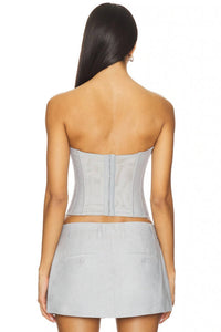 Guizio - Chrys Oxford Corset Blouse