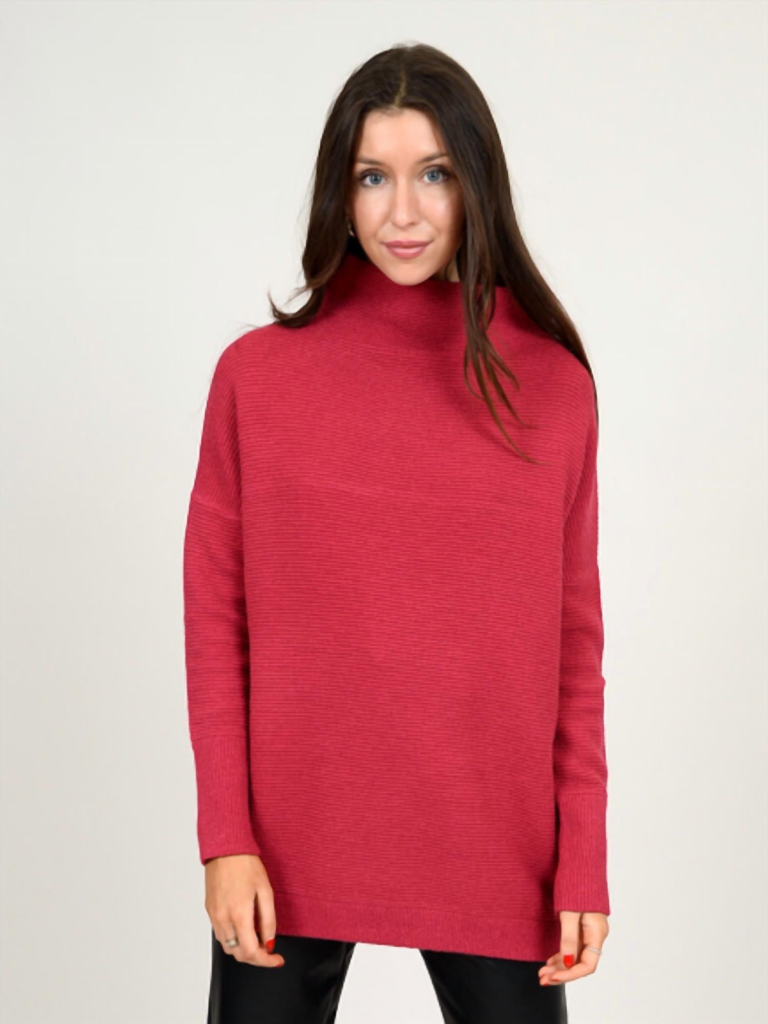 Rd Style - Nancy Ottoman Mock Neck Sweater
