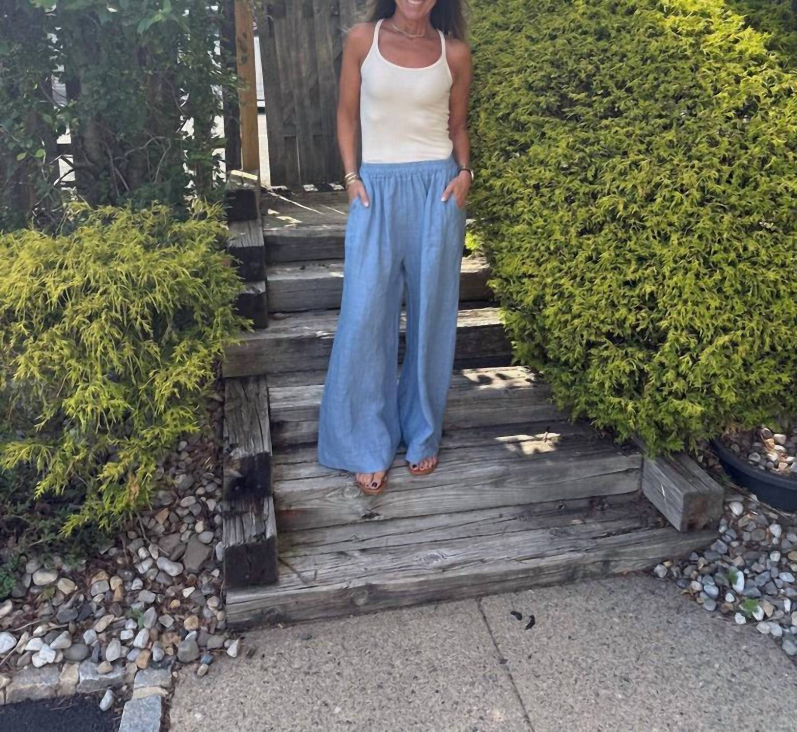 Brand Bazar - Loren Linen Palazzo Pants