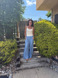 Brand Bazar - Loren Linen Palazzo Pants