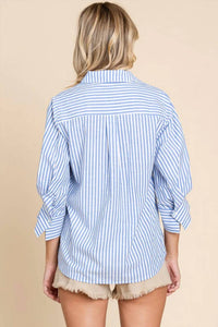 Jodifl - Striped Button Down Top