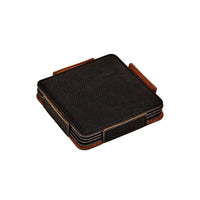 Creative Gifts International - Leatherette Coasters - Set Of 4