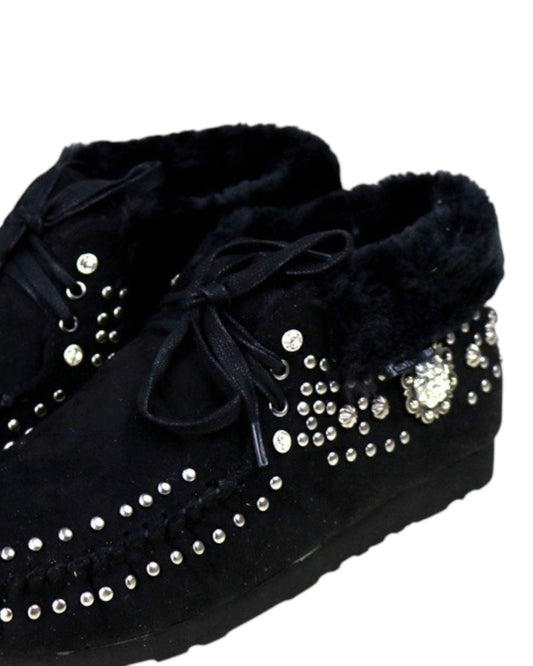 Montana West - Women's Western Style Studded Design Moccasins