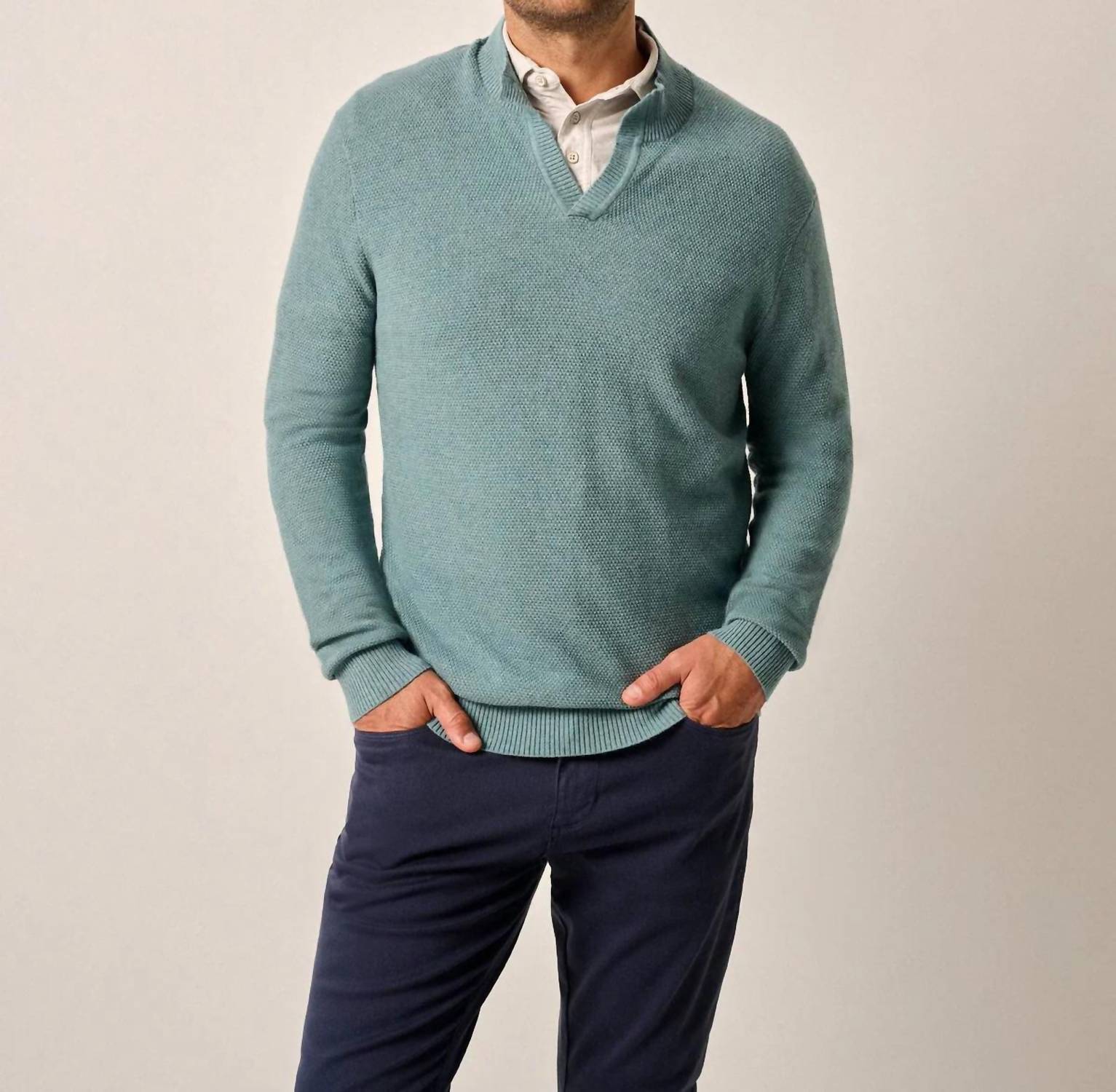 Johnnie-O - Esteban Johnny Collar Sweater