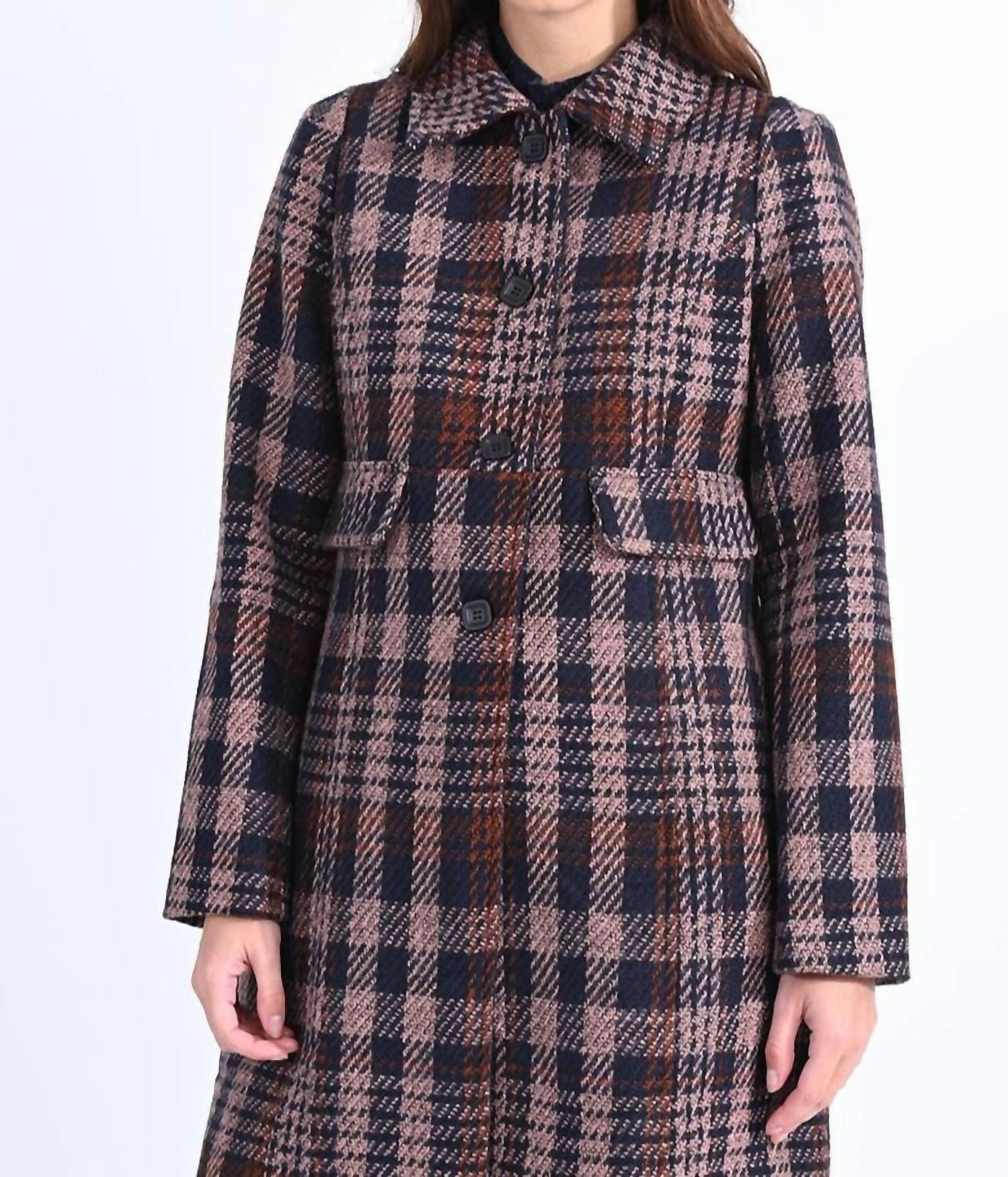 Molly Bracken - Plaid Pattern Coat