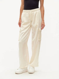 SIX/FIFTY Elsa Straight Pants in cream - women's pants