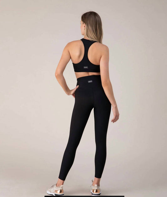 Bloch - Ladies Ebony Ribbed 7/8 Length Leggings