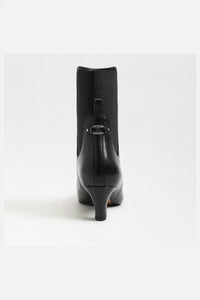 Sam Edelman Women's Margo Kitten Heel Bootie in black gloss leather - women's shoe - view 4