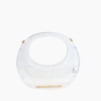 Like Dreams - Women's Moonlit Love Metallic Clear Clutch Bag