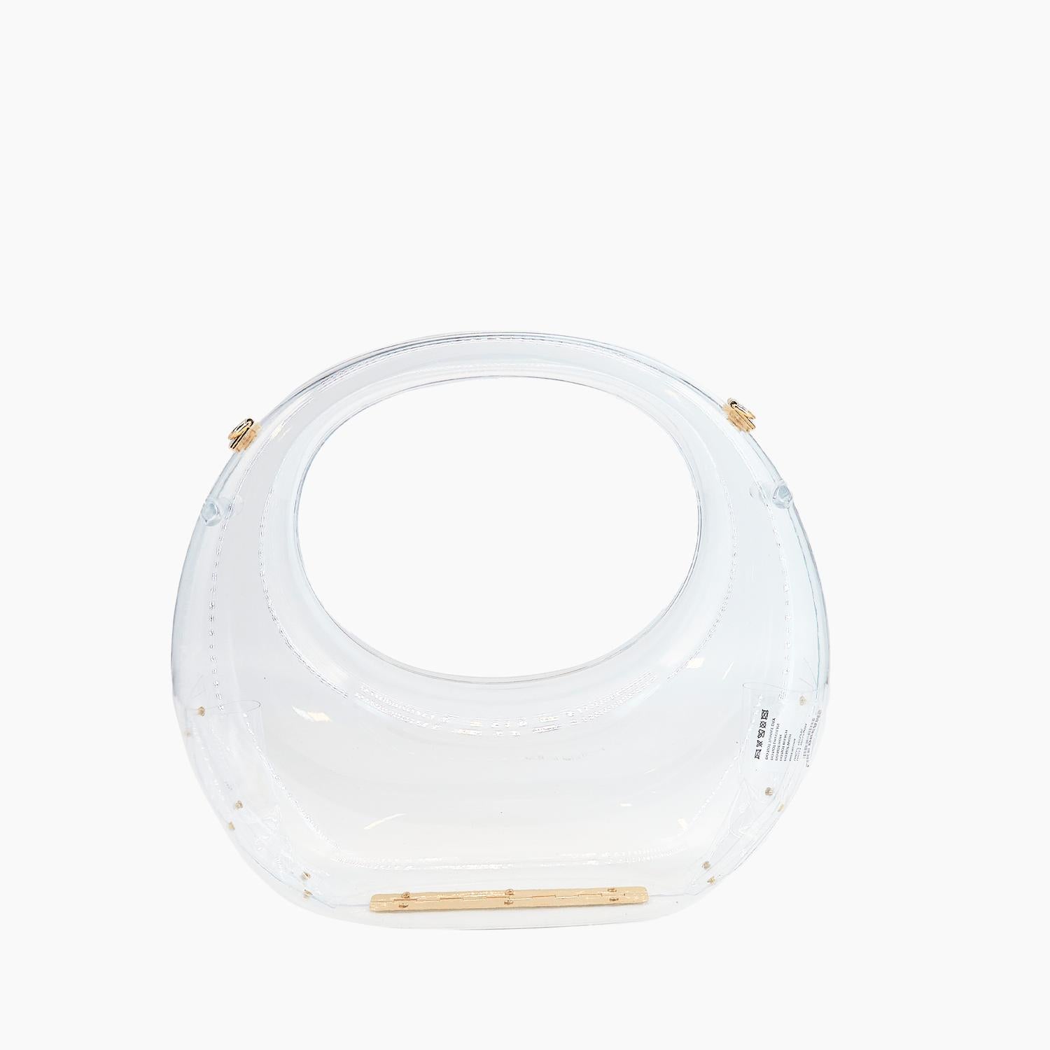 Like Dreams - Women's Moonlit Love Metallic Clear Clutch Bag