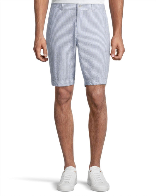 Seersucker Shorts Tan