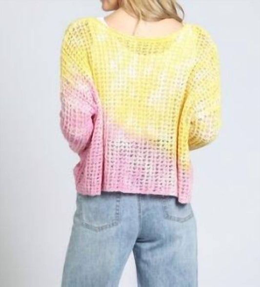Apny - Bright Crochet Sweater