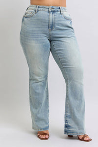 Judy Blue - Pin Tac Detail Flare Jeans