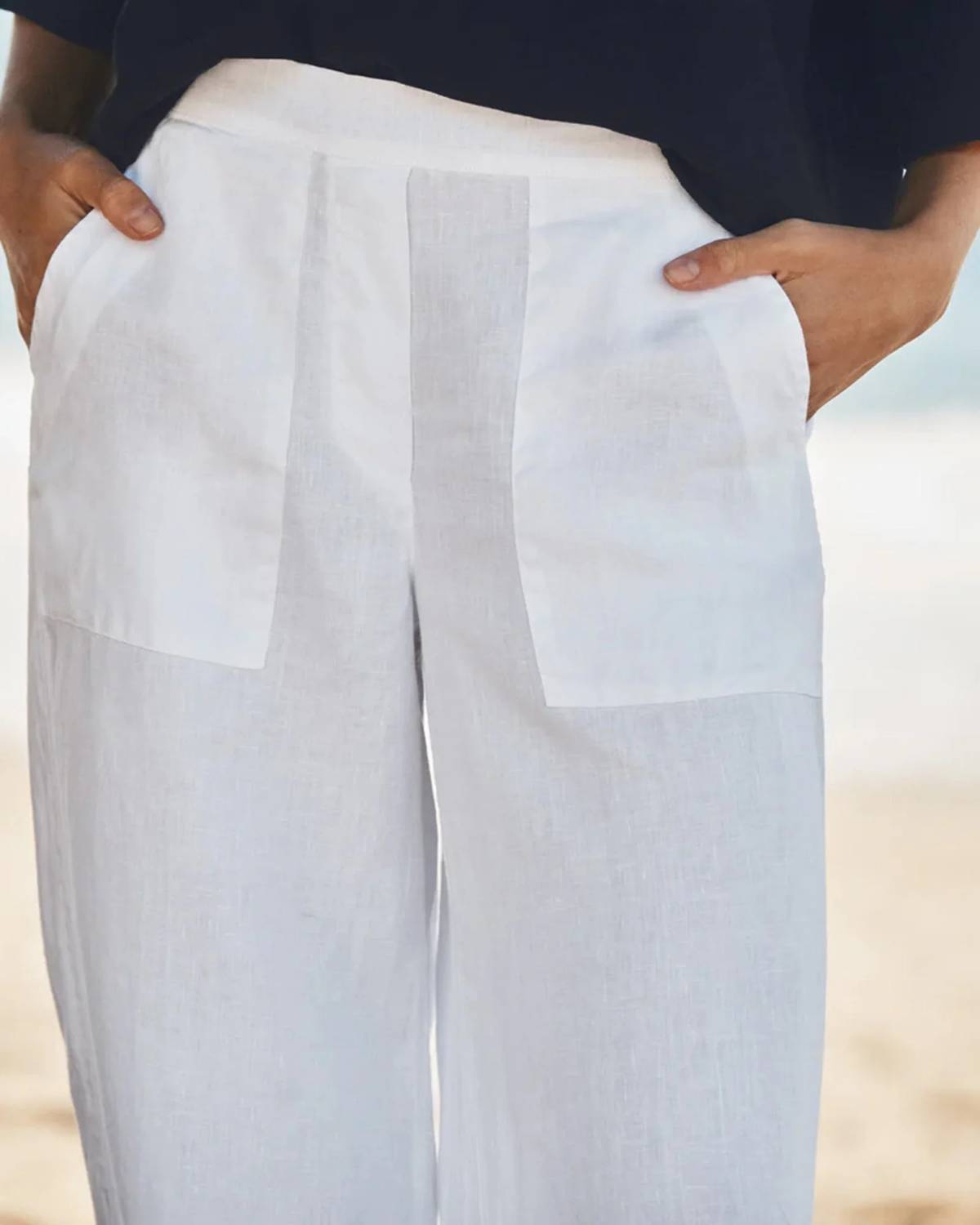 Frank & Eileen - Patch Pocket Pull On Pants