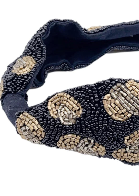 Treasure Jewels - Women's Leopard Beaded Headband