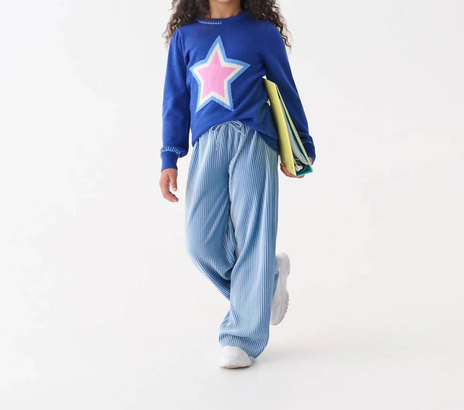 Hatley - Girls' Super Star Pullover Sweater