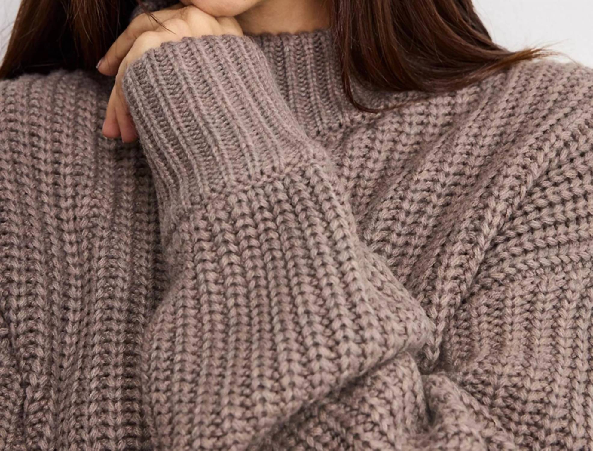 Good American - Chunky Mock Sweater