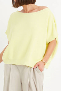 Planet By Lauren G. - Pima Cotton Waffle Knit Tee