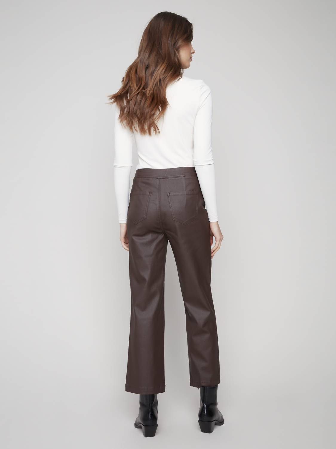 Charlie B - Wax Twill Flare Leg Pants