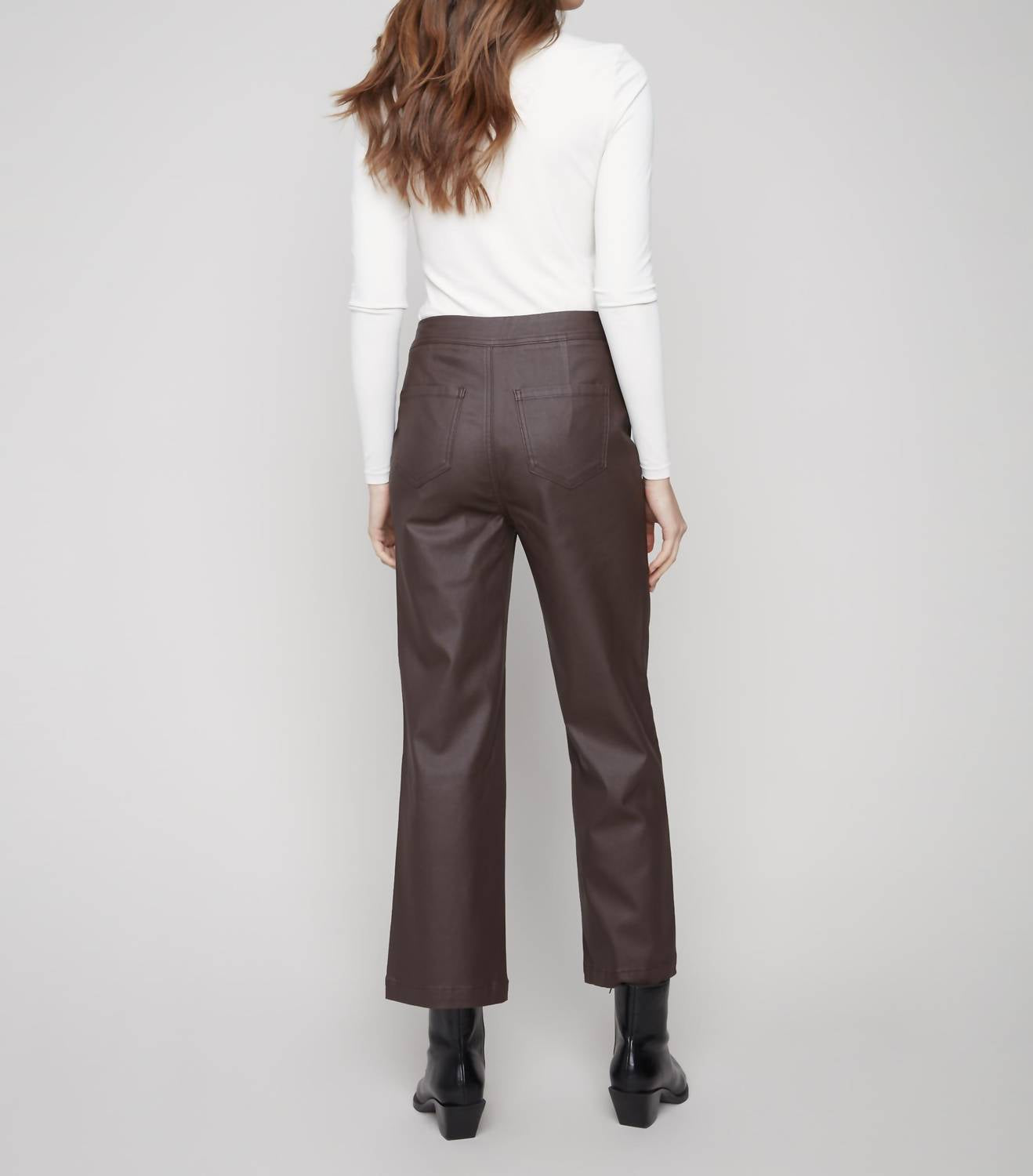 Charlie B - Wax Twill Flare Leg Pants