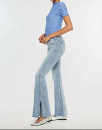 Kancan - Mid Rise Flare Jean