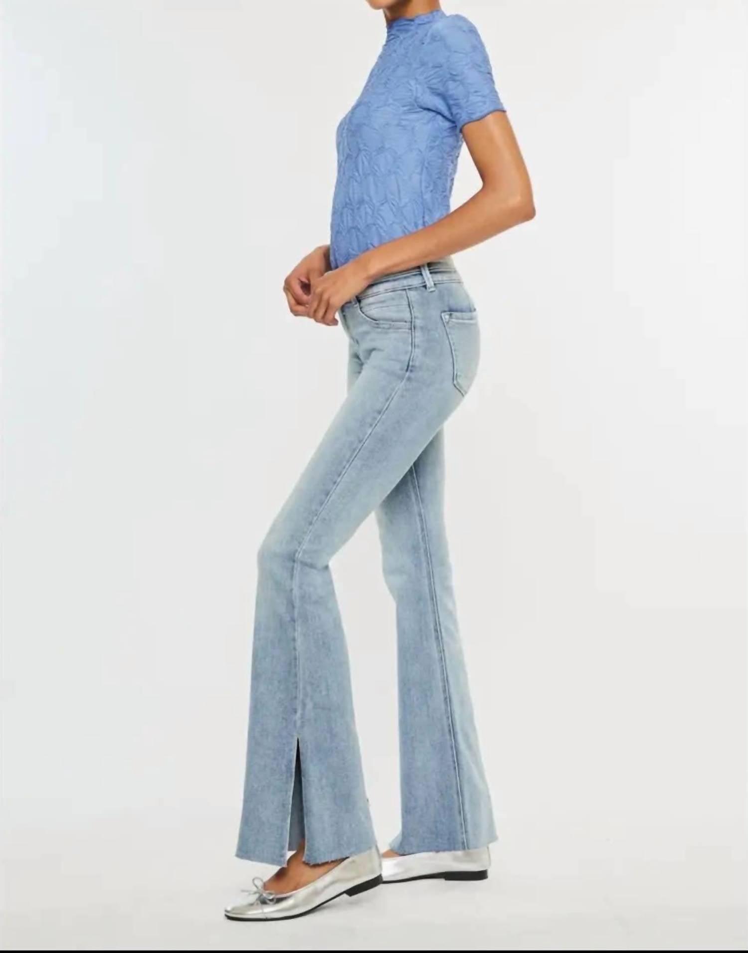 Kancan - Mid Rise Flare Jean