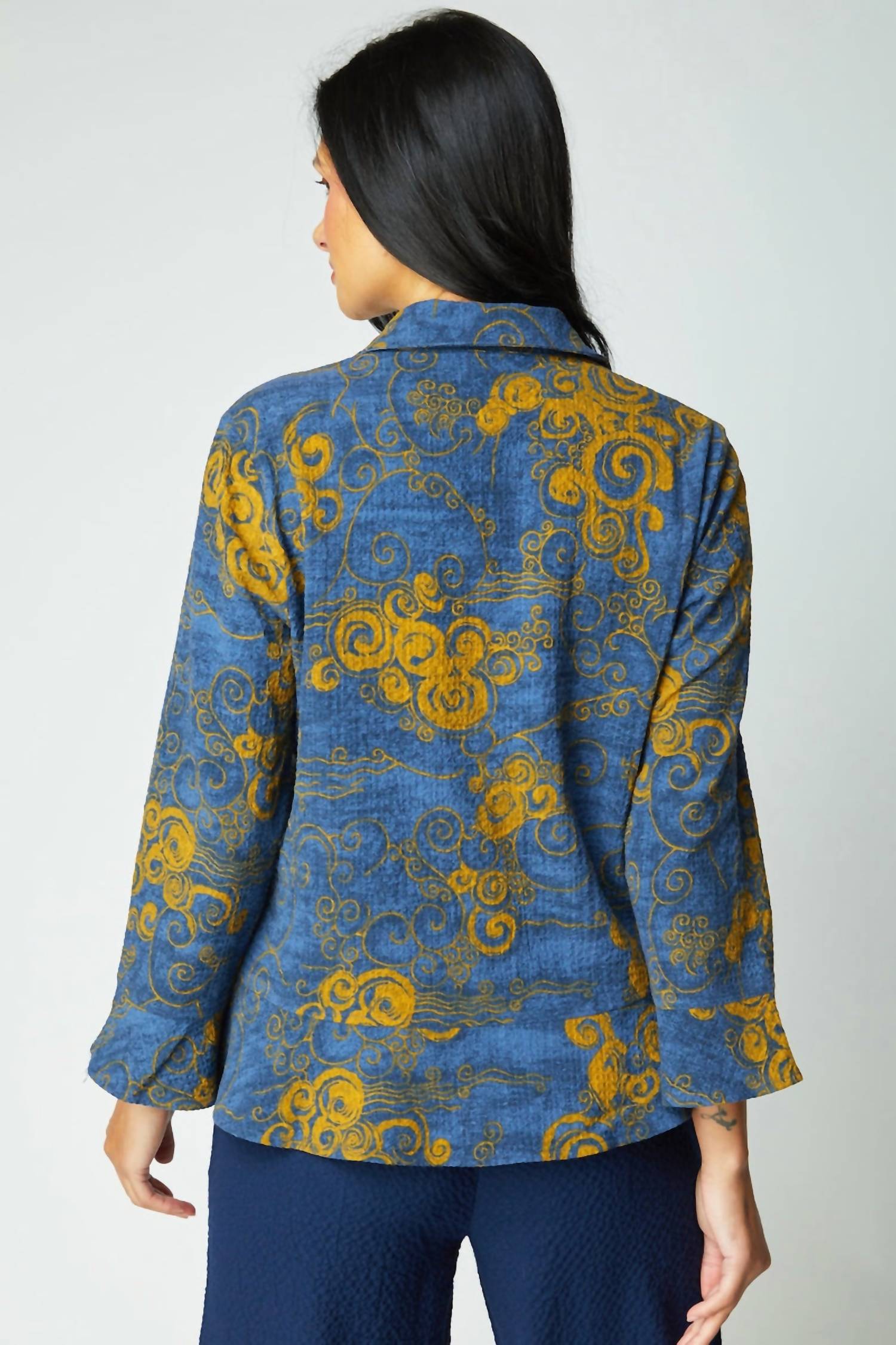 Habitat - Woodblock Flounce Shirt