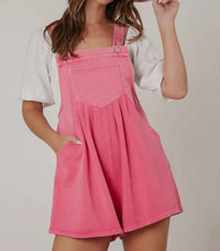 Peach Love - Maddie Cotton Romper