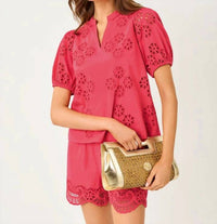 Lilly Pulitzer - CASTINE SHORT SLEEVE TOP