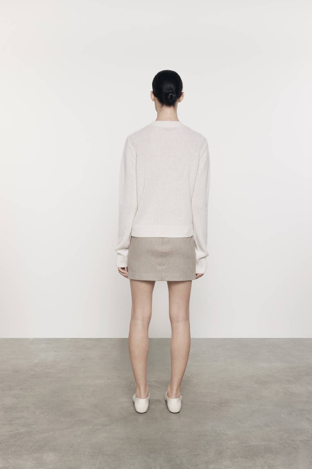 Enza Costa - WOOL SUITING MINI SKIRT